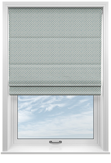 Ariel, Glacier - Twist&Fit Roman Blind